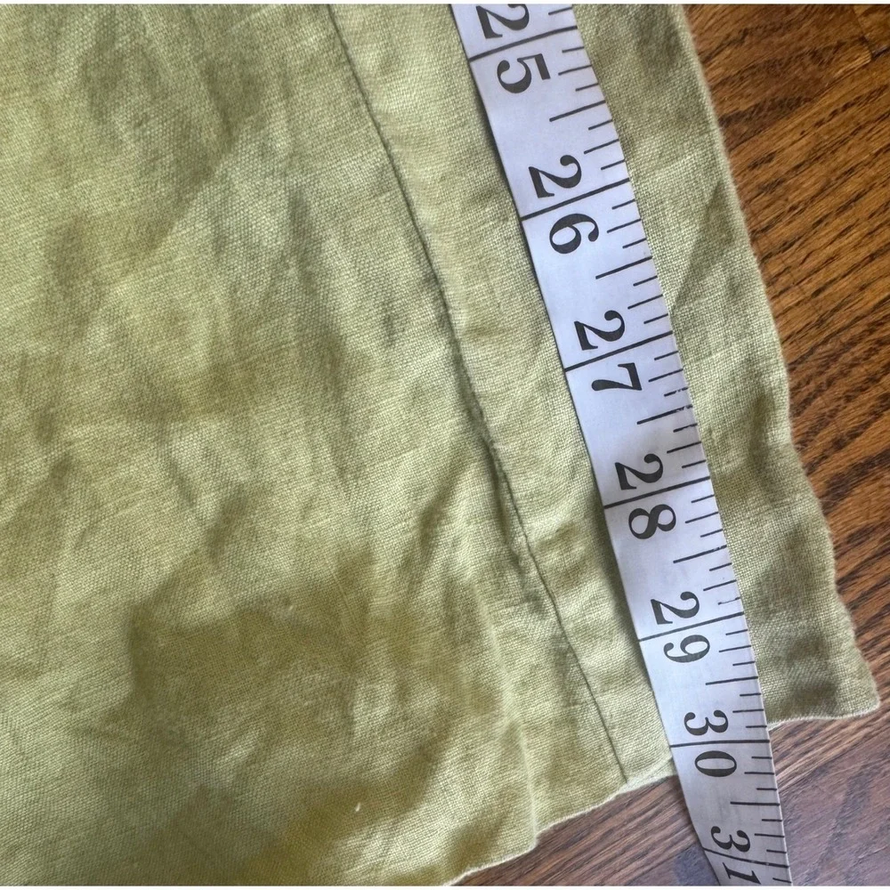 Everlane Womens Sage Green 100% Linen High Way Slouch Pant Size 00 Wide Leg